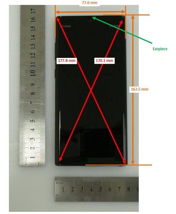 Reveal the real photos of Galaxy Note 10: no 3.5mm jack and Bixby button, a selfie punched camera Picture 3