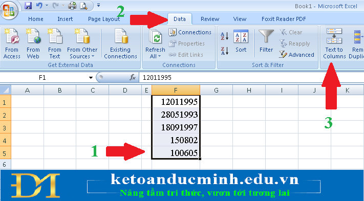 Reveal the secret for importing and converting date formats in Excel Picture 1