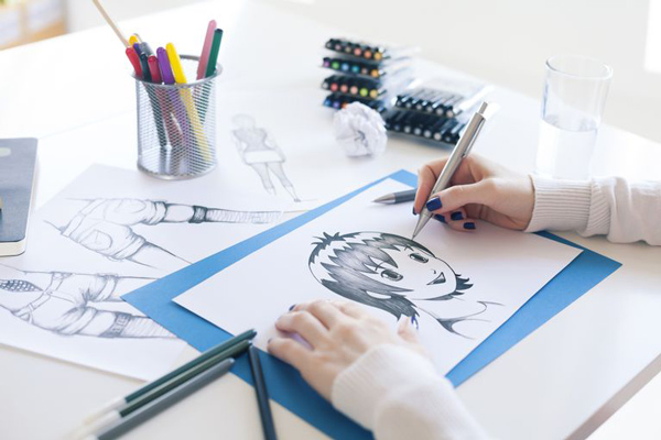 Revealing 4-step painting, simple, beautiful Anime characters Picture 3