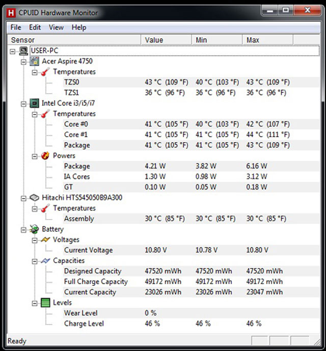 Review Acer Aspire 4750G Picture 16