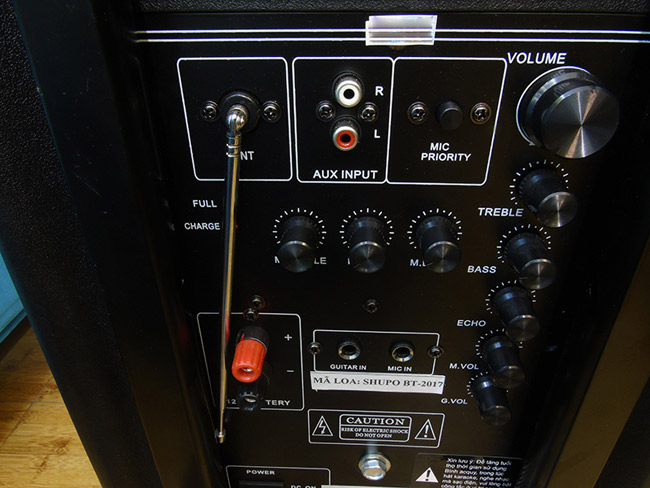 Review mobile speaker Shupo BT2017 Picture 4