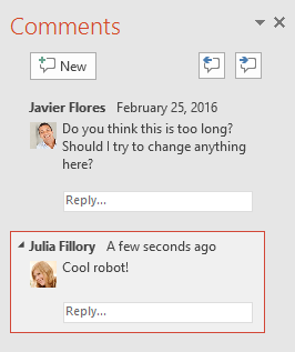 Review presentations in PowerPoint 2016 Picture 3