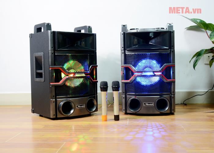 Review speaker karaoke Microtek MTK - 04 _ great bluetooth speakers for events, karaoke bars Picture 5