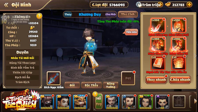 Review Three Kingdoms War Chien - General card game that 'hot' no less immersive Picture 7