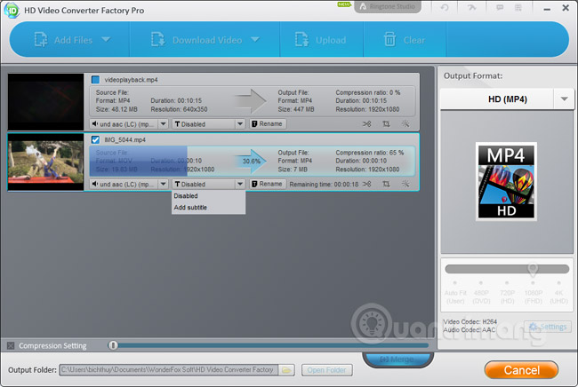 Review WonderFox's HD Video Converter Factory Pro video conversion software Picture 7