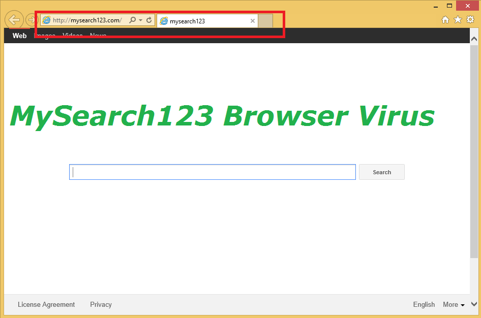 Rooted MySearch123.com on Chrome, Firefox and Internet Explorer browsers Picture 1