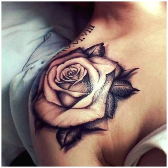 Rose tattoo - The most beautiful rose tattoo patterns Picture 102