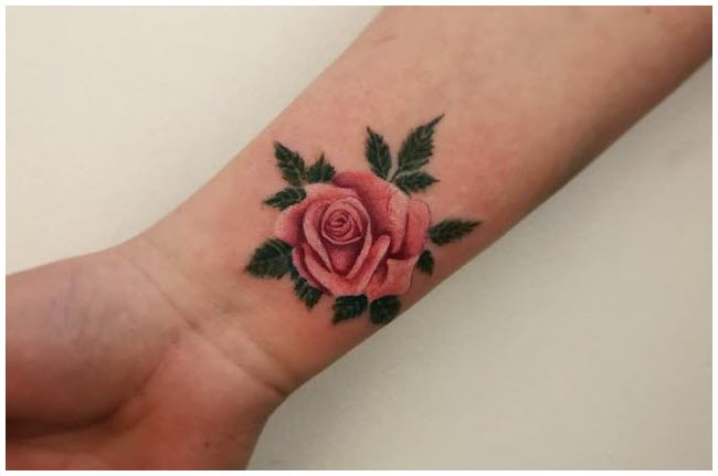 Rose tattoo - The most beautiful rose tattoo patterns Picture 103