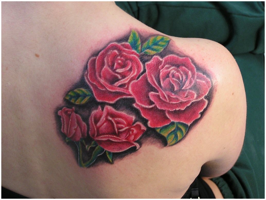 Rose tattoo - The most beautiful rose tattoo patterns Picture 113