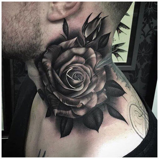 Rose tattoo - The most beautiful rose tattoo patterns Picture 47