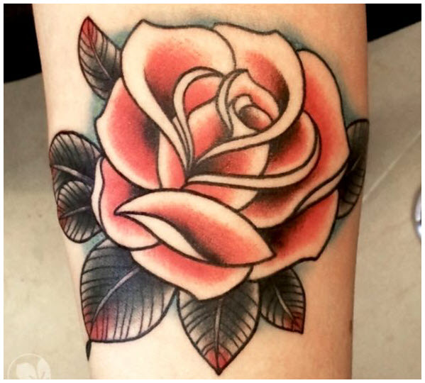 Rose tattoo - The most beautiful rose tattoo patterns Picture 50