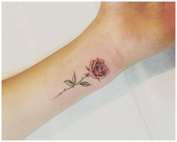 Rose tattoo - The most beautiful rose tattoo patterns Picture 52