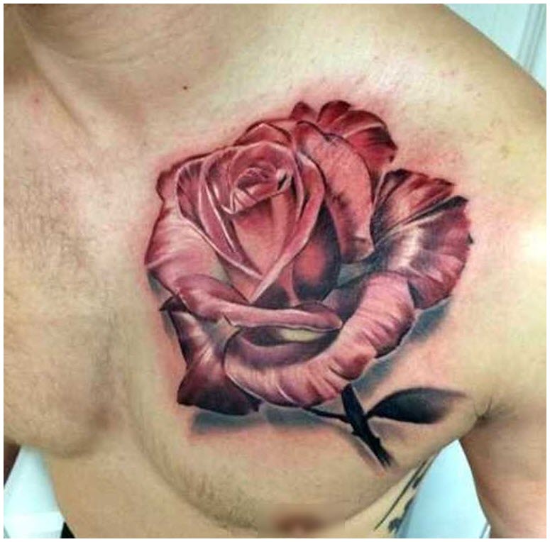 Rose tattoo - The most beautiful rose tattoo patterns Picture 84
