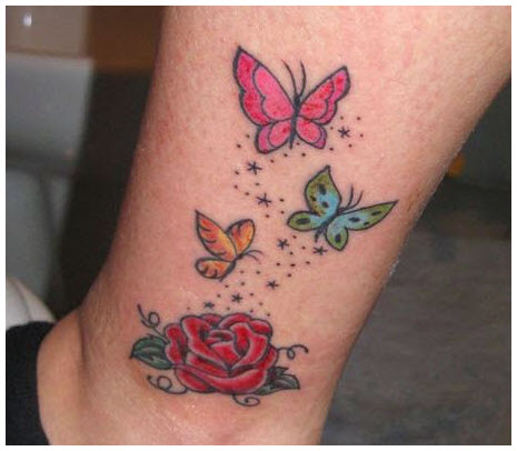 Rose tattoo - The most beautiful rose tattoo patterns Picture 98