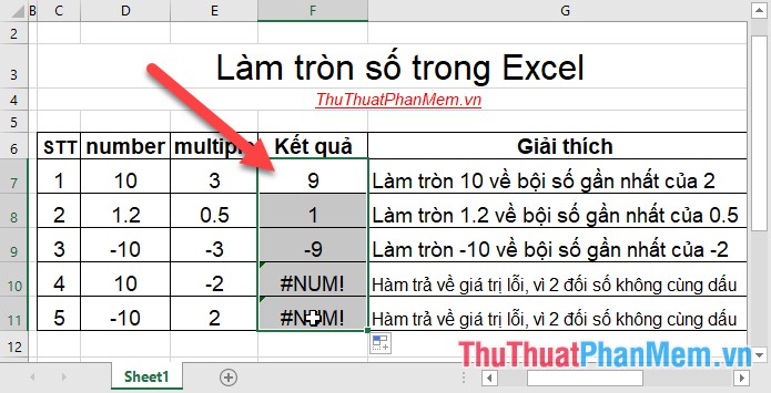 Round a number in Excel (ROUND function) Picture 4