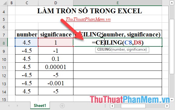 Round a number in Excel (ROUND function) Picture 6