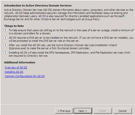 Run Windows Server 2008 R2 - Install and create a Lab Domain Controller (Part 1) Picture 15