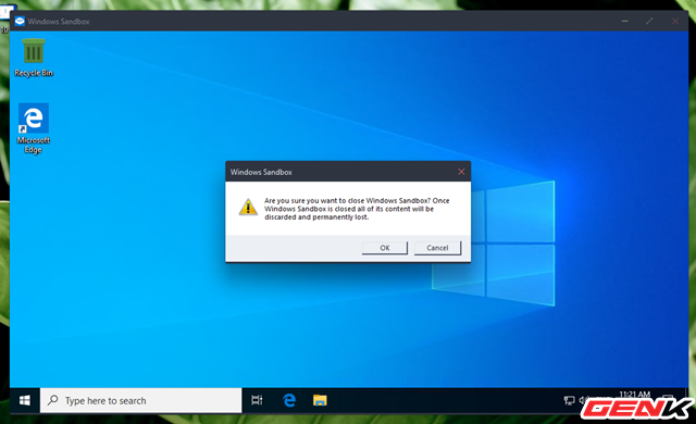 Safe way to launch unreliable software on Windows 10 Picture 11