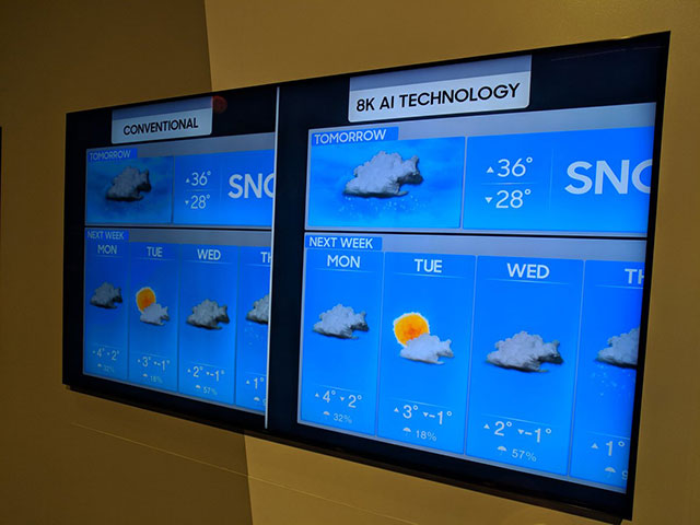 Samsung displayed a 4K 146 inch TV called 'Wall' at CES 2018 Picture 2