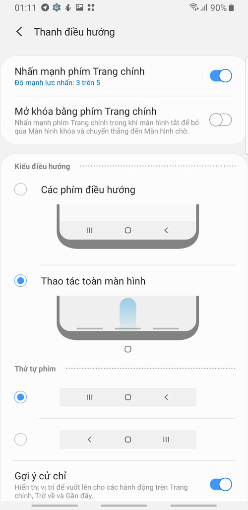 Samsung Galaxy S9 / S9 + in Vietnam officially updated Android 9 Pie with One UI Picture 11