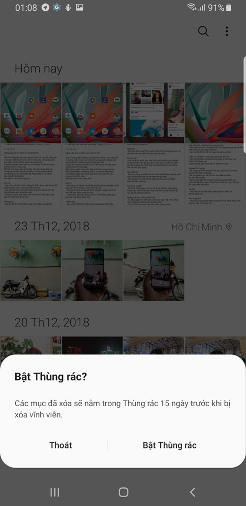 Samsung Galaxy S9 / S9 + in Vietnam officially updated Android 9 Pie with One UI Picture 4