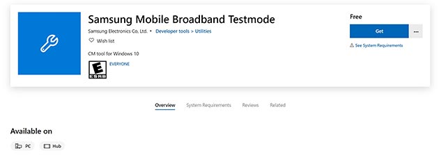 Samsung suddenly launched a 'mysterious' support application on the Microsoft Store Picture 1