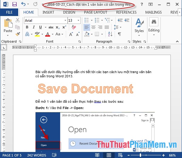 Save 1 existing text in Word Picture 10