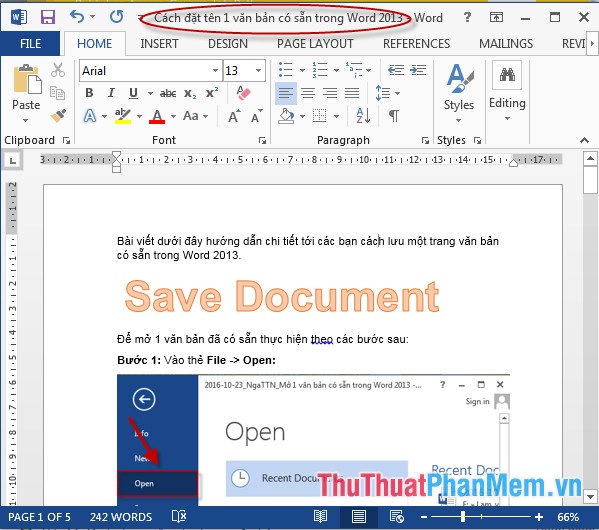 Save 1 existing text in Word Picture 7