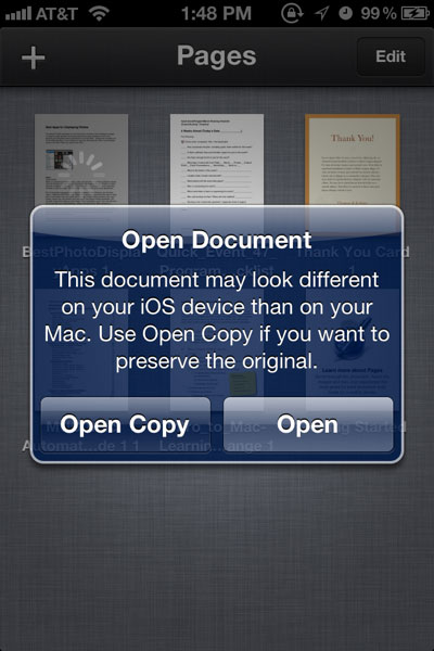 Save and share documents via iCloud Picture 9