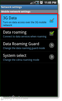 Save battery for Android phones by disabling 3G Picture 6