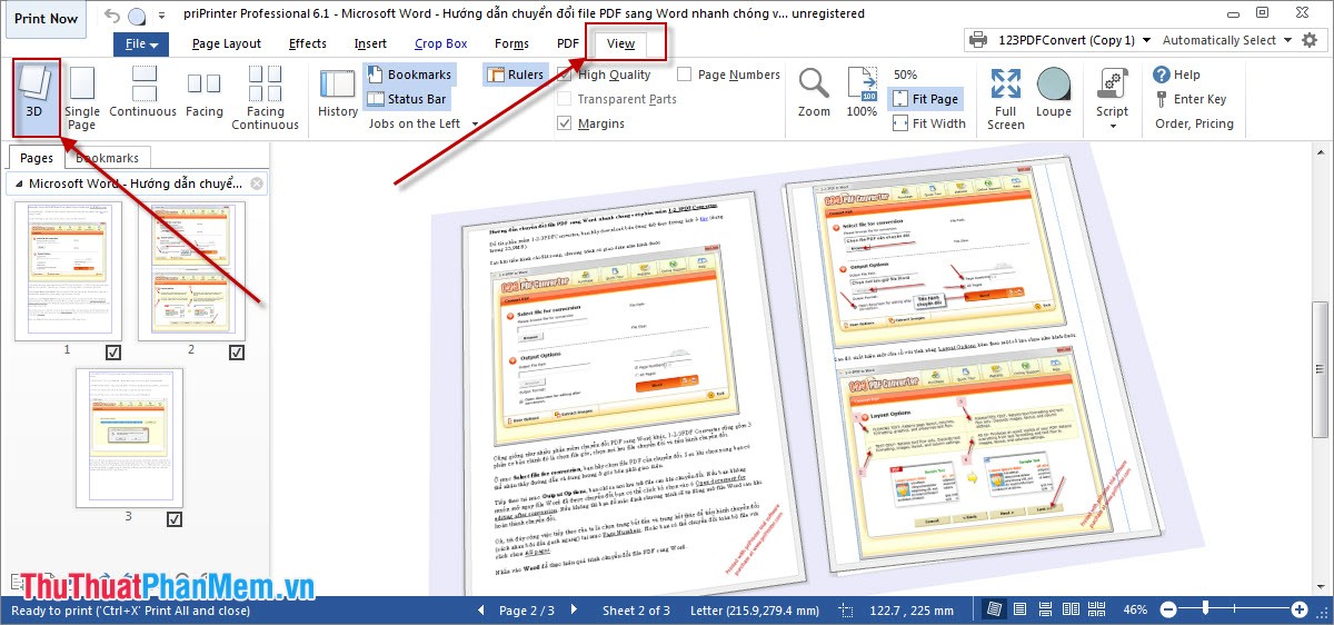 Save toner, preview 3D print by priPrinter Picture 4