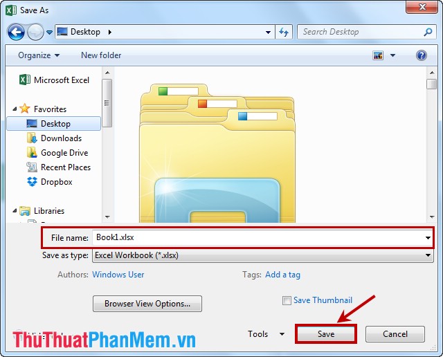 Save, work and share files online in Excel 2013 Picture 6