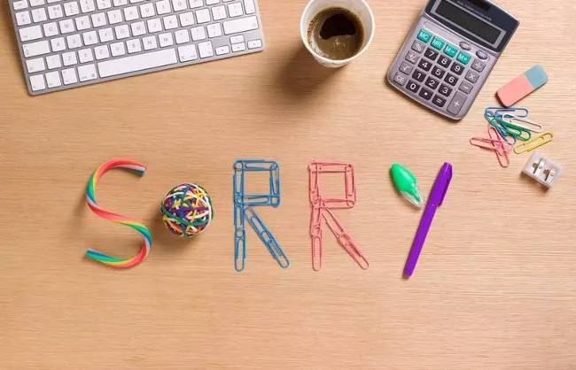 Say 'Thank you' instead of 'Sorry' when doing something wrong Picture 3