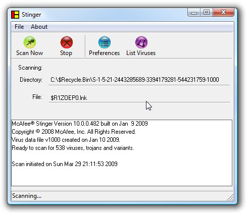 Scan and delete dangerous viruses Picture 5