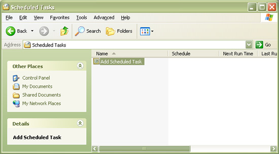 Schedule Windows XP to defragment the disk Picture 2