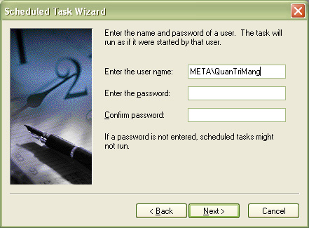 Schedule Windows XP to defragment the disk Picture 7