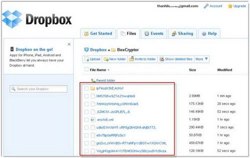 Secure data on DropBox with BoxCryptor Picture 3