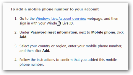 Secure your Windows Live account with Sign-in Picture 2