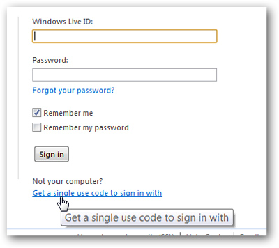 Secure your Windows Live account with Sign-in Picture 5