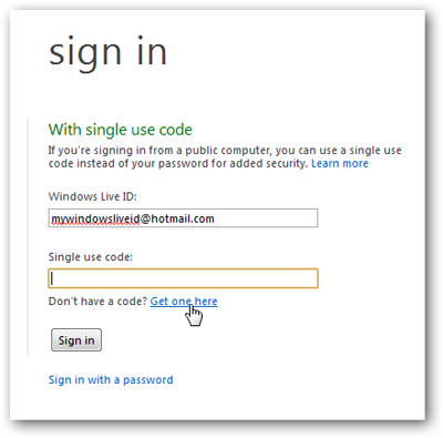Secure your Windows Live account with Sign-in Picture 6