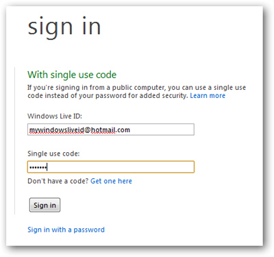 Secure your Windows Live account with Sign-in Picture 9