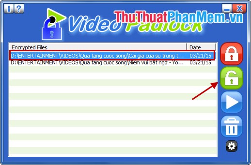 Security, anti-eavesdropping video with Video Padlock Picture 7
