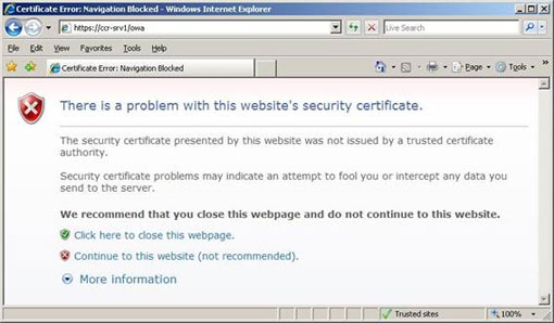 Security features of OWA (Part 1) Picture 3