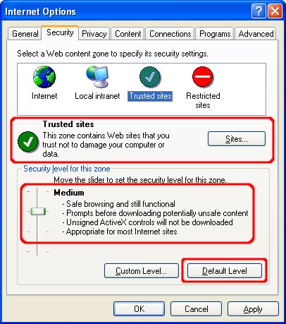 Security for Microsoft Internet Explorer Picture 4