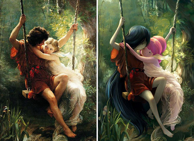 See 7 classic paintings 'makeover' with a more fun-filled style Picture 7