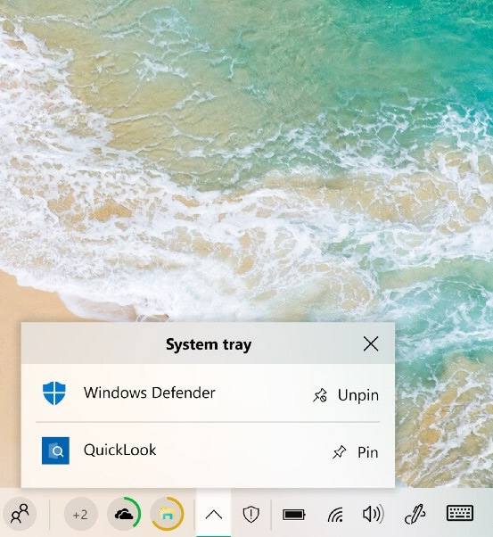 See the unique Windows 10 concept with the smart interface design of the Taskbar Picture 4