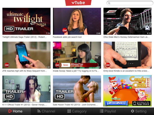 Select the YouTube viewing app for iPad Picture 5