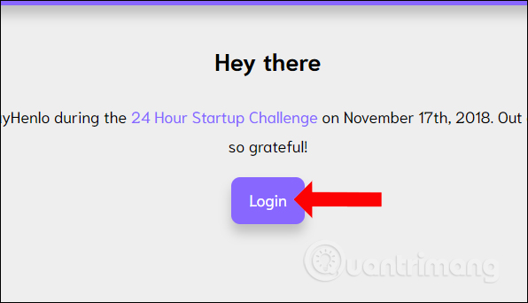 Self-destructing message on SayHenlo Picture 1