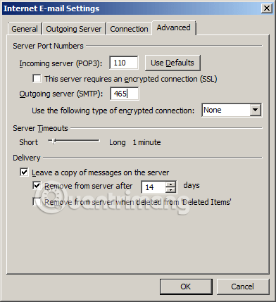 Send and receive Gmail messages with Outlook Picture 6