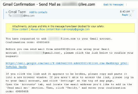 Send email with another Gmail account Picture 10